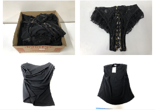 BOX OF WOMAN'S DESIGNER CLOTHING VARIOUS SIZES