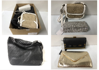 BOX OF VARIOUS DESIGNER BAGS