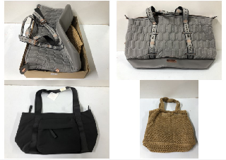 BOX OF VARIOUS DESIGNER BAGS