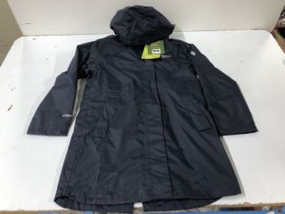 REGATTA GREAT OUTDOORS DARK BLUE WATERPROOF CHILDREN'S COAT - SIZE 13 YEARS