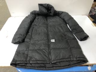 THE NORTH FACE WOMAN'S BLACK PUFFER COAT - SIZE L