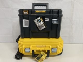 2 X TOOL BOXES TO INC DEWALT TSTAK TOOL BOX