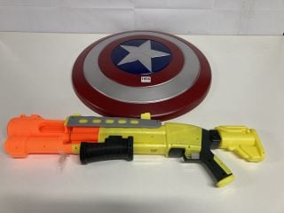 2 X CHILDREN'S TOYS TO INC CAPTAIN AMERICA SHIELD