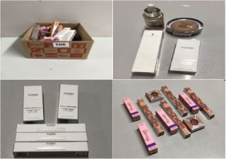 BOX OF VARIOUS BEAUTY PRODUCTS INC. BENEFIT EASY BROW-FILLING POWDER