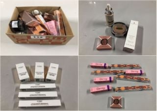 BOX OF VARIOUS BEAUTY PRODUCTS INC. BENEFIT PRECISELY, MY BROW PENCIL ULTRA-FINE BROW DEFINING PENCIL