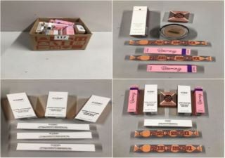 BOX OF VARIOUS BEAUTY PRODUCTS INC. MAYBELLINE NEW YORK SUPER STAY 24H SKIN TINT