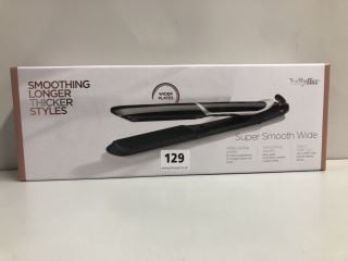 BABYLISS SUPER SMOOTH WIDE HAIR STRAIGHTENERS - RRP £65.00