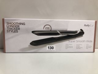 BABYLISS SUPER SMOOTH WIDE HAIR STRAIGHTENERS - RRP £65.00