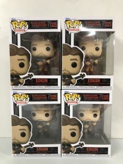 4 X POP DOLLS DUNGEONS & DRAGONS EDGIN