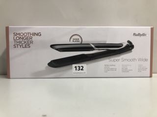 BABYLISS SUPER SMOOTH WIDE HAIR STRAIGHTENERS - RRP £65.00