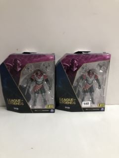 2 X LEAGUE OF LEGENDS ZED ACTION FIGURE