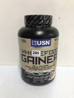 USN WHOLEFOOD GAINER ALL - IN - ONE PRECISION LEAN GAINER VANILLA FLAVOUR 2KG - BEST BEFORE 27/10/24