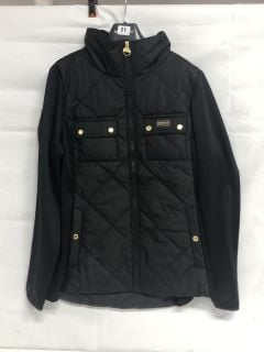 BARBOUR INTERNATIONAL JACKET - BLACK - SIZE: 18