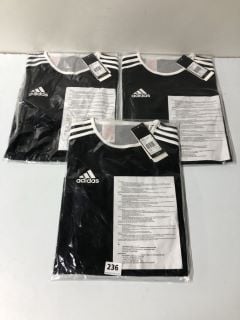 3 X ADIDAS CHILDREN'S T SHIRTS - SIZE 13 - 14 YEARS