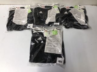 4 X ADIDAS CHILDREN'S T SHIRT - SIZE 9 - 10 YEARS