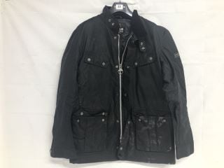 BARBOUR INTERNATIONAL JACKET - BLACK - SIZE: L