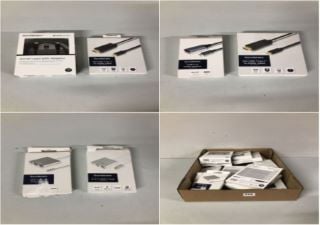 BOX OF SANDSTROM CABLES TO INC SANDSTROM USB TYPE C TO HDMI CABLE