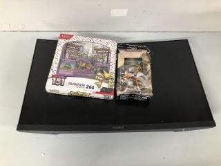 KOORUI ESPORTS DISPLAY MONITOR - MODEL MG24A12F (UNTESTED) & 2 X POKÉMON CARD PACKS TO INC POKÉMON SCARLET & VIOLET 151 ALAKAZAM EX COLLECTION