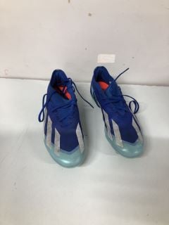 ADIDAS BLUE FOOTBALL BOOTS - SIZE 12