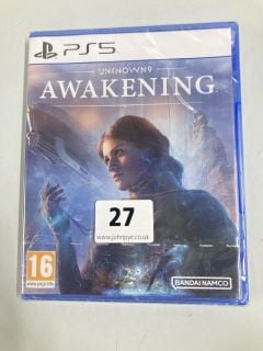 PLAYSTATION 5 UNKNOWN 9 AWAKENING CONSOLE GAME (ID REQUIRED 18+)(SEALED)