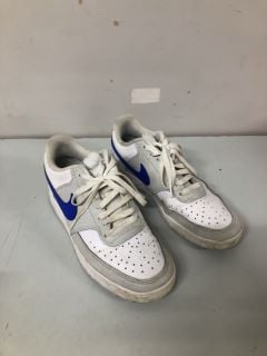 NIKE COURT VISION GREY SHOES - SIZE 8