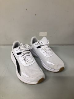 PUMA SKYROCKET LITE WHITE/BLACK SHOES - SIZE 8