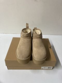 UGG CLASSIC ULTRA MINI PLATFORM SHOES - SIZE: 4