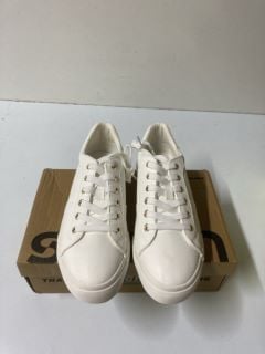 SCHUH NADINE TRAINERS - WHITE - SIZE: 5