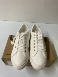 SCHUH NADINE TRAINERS - WHITE - SIZE: 7