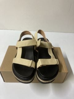 V BY VERY TREKKER SANDAL - BEIGE - SIZE: 7E