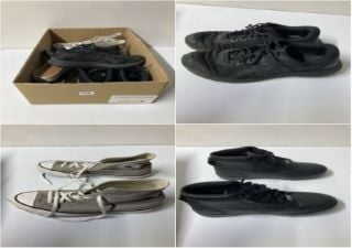 BOX OF DESIGNER SHOES VARIOUS SIZES