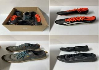 BOX OF DESIGNER SHOES VARIOUS SIZES