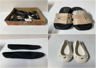 BOX OF DESIGNER SHOES VARIOUS SIZES