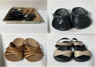 BOX OF DESIGNER SHOES VARIOUS SIZES