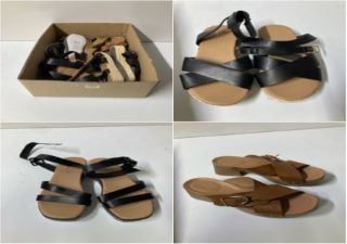 BOX OF DESIGNER SHOES VARIOUS SIZES