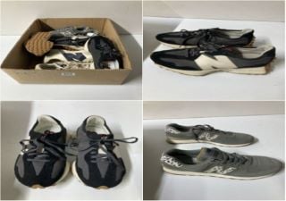 BOX OF DESIGNER SHOES VARIOUS SIZES