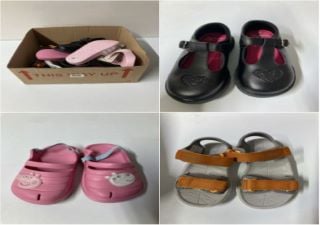 BOX OF CHILDREN'S DESIGNER SHOES VARIOUS SIZES