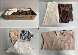 BOX OF WOMEN'S DESIGNER CLOTHING VARIOUS SIZES