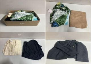 BOX OF WOMEN'S DESIGNER CLOTHING VARIOUS SIZES