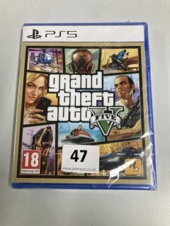 PLAYSTATION 5 GRAND THEFT AUTO V CONSOLE GAME (ID REQUIRED 18+)(SEALED)