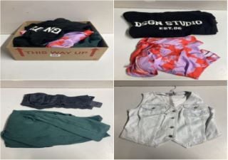 BOX OF WOMEN'S DESIGNER CLOTHING VARIOUS SIZES