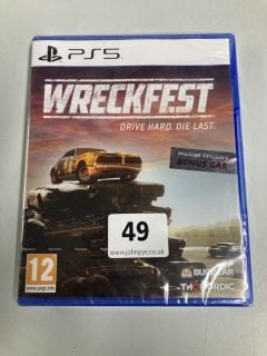 PLAYSTATION 5 WRECKFEST CONSOLE GAME (SEALED)