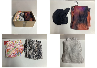 BOX OF WOMEN'S DESIGNER CLOTHING VARIOUS SIZES