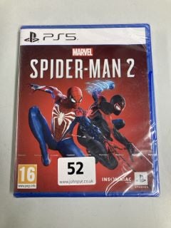 PLAYSTATION 5 MARVEL SPIDER-MAN 2 CONSOLE GAMES (SEALED)