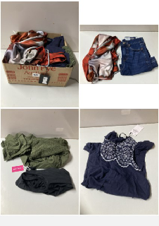 BOX OF WOMEN'S DESIGNER CLOTHING VARIOUS SIZES