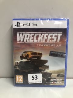 PLAYSTATION 5 WRECKFEST CONSOLE GAME (SEALED)