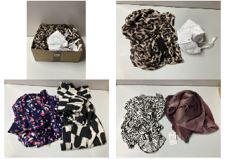 BOX OF WOMEN'S DESIGNER CLOTHING VARIOUS SIZES