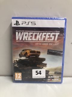 PLAYSTATION 5 WRECKFEST CONSOLE GAME (SEALED)