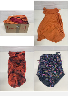 BOX OF WOMEN'S DESIGNER CLOTHING VARIOUS SIZES