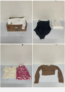 BOX OF WOMEN'S DESIGNER CLOTHING VARIOUS SIZES